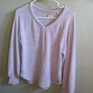 Hollister-XS purple cashmere long sleeve top